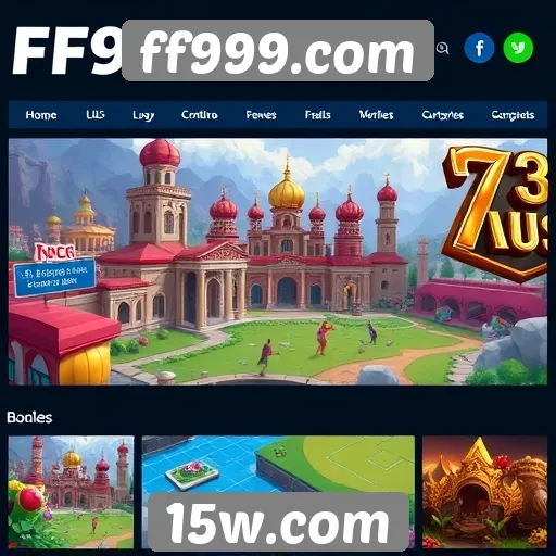 Análise das funcionalidades do site ff999.com