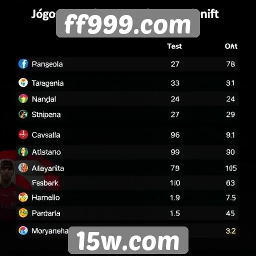 Avaliação dos jogos mais populares no ff999.com