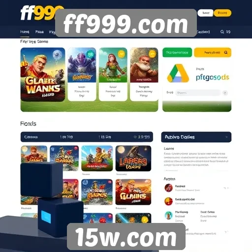 Navegação intuitiva destaca ff999.com entre sites de jogos